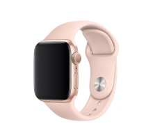 Силіконовий ремінець для Apple Watch 42(ser.1-3)/44/45/46/49mm Рожевий песок