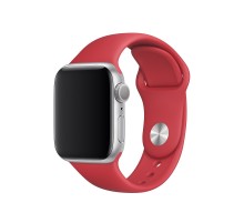 Силіконовий ремінець для Apple Watch 42(ser.1-3)/44/45/46/49mm Червоний / Red