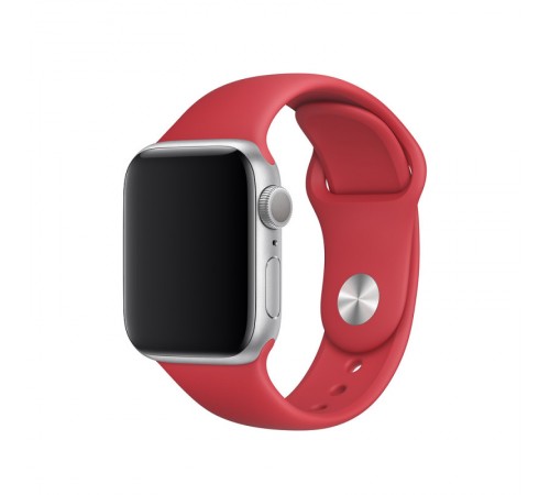 Силіконовий ремінець для Apple Watch 42(ser.1-3)/44/45/46/49mm Червоний / Red Силіконовий ремінець для Apple Watch 42(ser.1-3)/44/45/46/49mm Червоний / Red