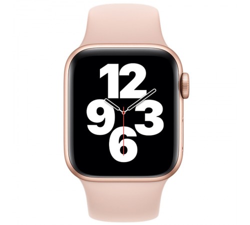 Силіконовий ремінець для Apple Watch 42(ser.1-3)/44/45/46/49mm Рожевий / Pink Sand Силіконовий ремінець для Apple Watch 42(ser.1-3)/44/45/46/49mm Рожевий / Pink Sand