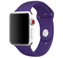Силіконовий ремінець для Apple Watch 38/40/41/42mm Фіолетовий / Amethyst