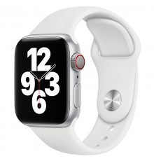 Силіконовий ремінець для Apple Watch 38/40/41/42mm(ser.10) Білий / White