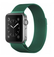 Ремінець Milanese Loop Design для Apple Watch 38/40/41/42mm(ser.10) Dark green