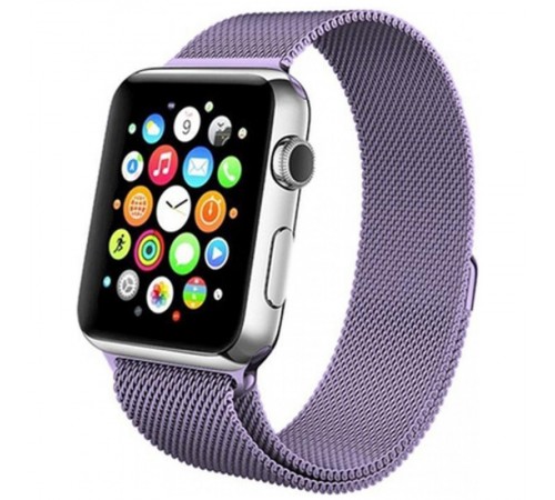 Ремінець Milanese Loop Design для Apple Watch 38/40/41/42mm(ser.10) Бузковий / Dasheen Ремінець Milanese Loop Design для Apple Watch 38/40/41/42mm(ser.10) Бузковий / Dasheen