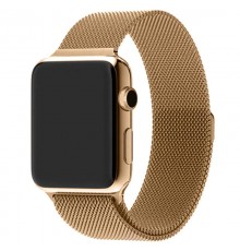 Ремінець Milanese Loop Design для Apple Watch 38/40/41/42mm(ser.10) Champagne
