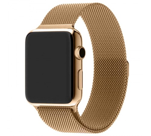 Ремінець Milanese Loop Design для Apple Watch 38/40/41/42mm(ser.10) Champagne