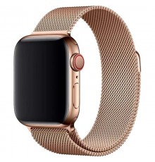 Ремінець Milanese Loop Design для Apple Watch 38/40/41/42mm(ser.10) Vintage gold