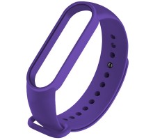 Силіконовий ремінець для Xiaomi Mi Band 3/4 Фіолетовий / Purple