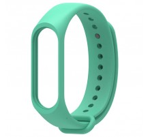 Силіконовий ремінець для Xiaomi Mi Band 3/4 Бірюзовий