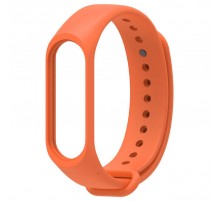 Силіконовий ремінець для Xiaomi Mi Band 3/4 Помаранчевий