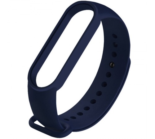 Силіконовий ремінець для Xiaomi Mi Band 3/4 Синій / Midnight blue Силіконовий ремінець для Xiaomi Mi Band 3/4 Синій / Midnight blue