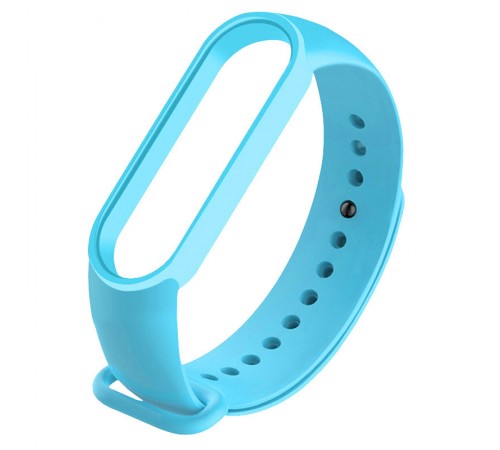 Силіконовий ремінець для Xiaomi Mi Band 3/4 Блакитний / Light Blue Силіконовий ремінець для Xiaomi Mi Band 3/4 Блакитний / Light Blue