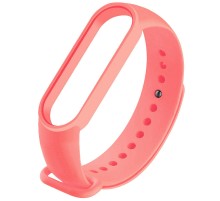 Силіконовий ремінець для Xiaomi Mi Band 3/4 Рожевий / Pink