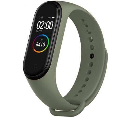Силіконовий ремінець для Xiaomi Mi Band 3/4 Оливковий / Olive Силіконовий ремінець для Xiaomi Mi Band 3/4 Оливковий / Olive