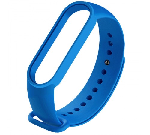 Силіконовий ремінець для Xiaomi Mi Band 3/4 Синій / Capri Blue Силіконовий ремінець для Xiaomi Mi Band 3/4 Синій / Capri Blue