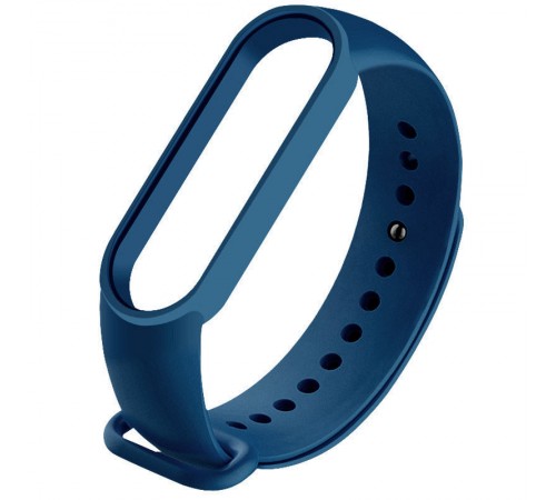 Силіконовий ремінець для Xiaomi Mi Band 3/4 Синій / Deep navy Силіконовий ремінець для Xiaomi Mi Band 3/4 Синій / Deep navy