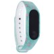 Силіконовий ремінець для Xiaomi Mi Band 3/4 Flamingo / Бірюзовий