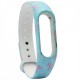 Силіконовий ремінець для Xiaomi Mi Band 3/4 Flamingo / Бірюзовий