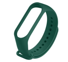 Силіконовий ремінець для Xiaomi Mi Band 3/4 Зелений / Pine Needle
