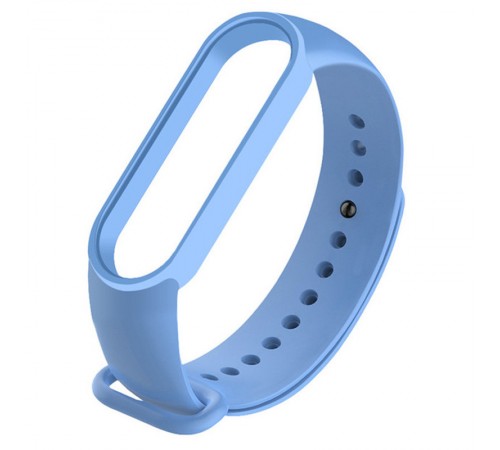 Силіконовий ремінець для Xiaomi Mi Band 3/4 Блакитний / Lilac Blue Силіконовий ремінець для Xiaomi Mi Band 3/4 Блакитний / Lilac Blue
