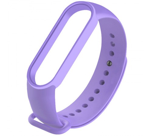Силіконовий ремінець для Xiaomi Mi Band 3/4 Бузковий / Light purple Силіконовий ремінець для Xiaomi Mi Band 3/4 Бузковий / Light purple