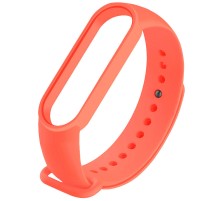 Силіконовий ремінець для Xiaomi Mi Band 3/4 Рожевий / Hot Pink