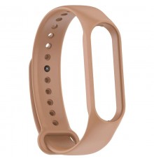 Силіконовий ремінець для Xiaomi Mi Band 3/4 Коричневий / Light Brown