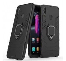 Ударостійкий чохол Transformer Ring for Magnet для Huawei Honor 8X Чорний / Soul Black