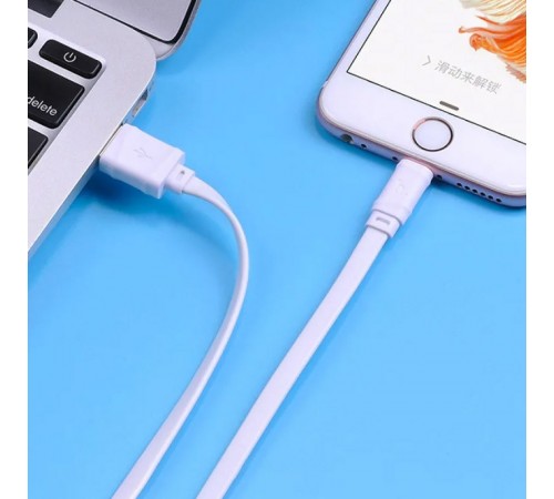 Дата кабель Hoco X5 Bamboo USB to Lightning (100см) Білий Дата кабель Hoco X5 Bamboo USB to Lightning (100см) Білий