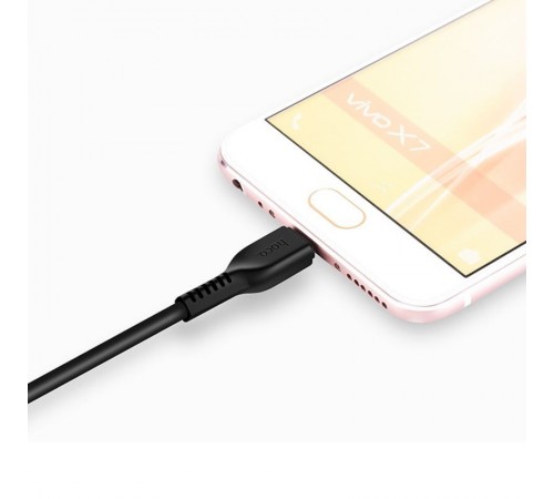 Дата кабель Hoco X20 Flash Micro USB Cable (1m) Чорний
