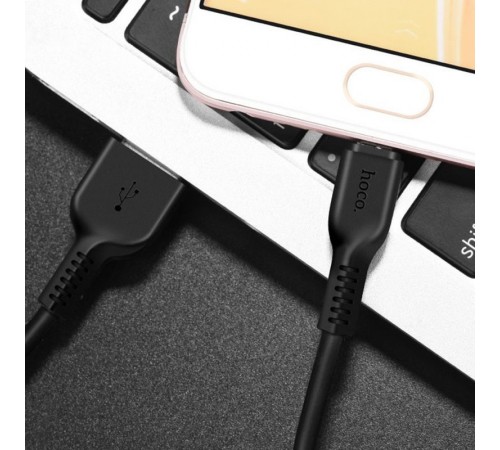 Дата кабель Hoco X20 Flash Micro USB Cable (1m) Чорний