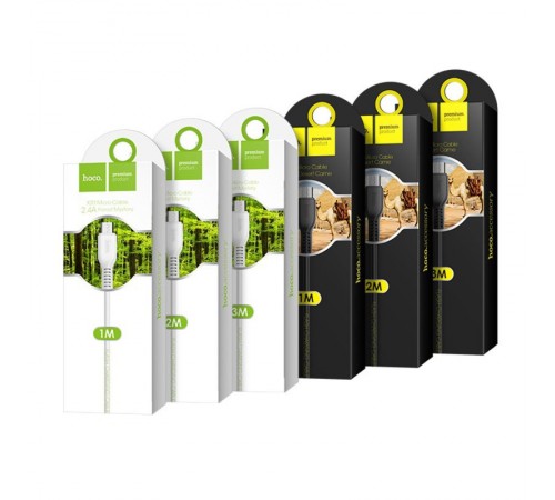 Дата кабель Hoco X20 Flash Micro USB Cable (1m) Чорний
