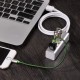 Перехідник HUB Hoco HB1 USB to USB 2.0 (4 port) (1m) Срібний