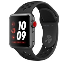 Силіконовий ремінець Sport+ для Apple Watch 42(ser.1-3)/44/45/46/49mm Anthracite/Black