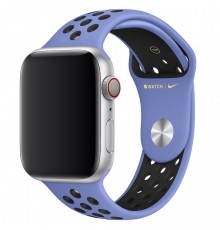 Силіконовий ремінець Sport+ для Apple Watch 42(ser.1-3)/44/45/46/49mm Royal Pulse/Black