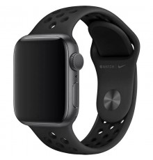 Силіконовий ремінець Sport+ для Apple Watch 42(ser.1-3)/44/45/46/49mm Black / Black