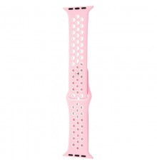 Силіконовий ремінець Sport+ для Apple Watch 42(ser.1-3)/44/45/46/49mm White / Pink sand