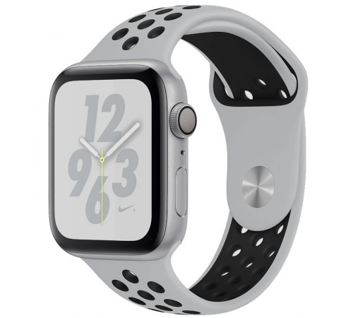 Силіконовий ремінець Sport+ для Apple Watch 42(ser.1-3)/44/45/46/49mm Gray / Black Силіконовий ремінець Sport+ для Apple Watch 42(ser.1-3)/44/45/46/49mm Gray / Black