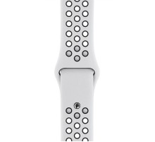 Силіконовий ремінець Sport+ для Apple Watch 42(ser.1-3)/44/45/46/49mm Сіро - чорний