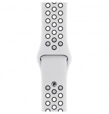 Силіконовий ремінець Sport+ для Apple Watch 42(ser.1-3)/44/45/46/49mm Сіро - чорний