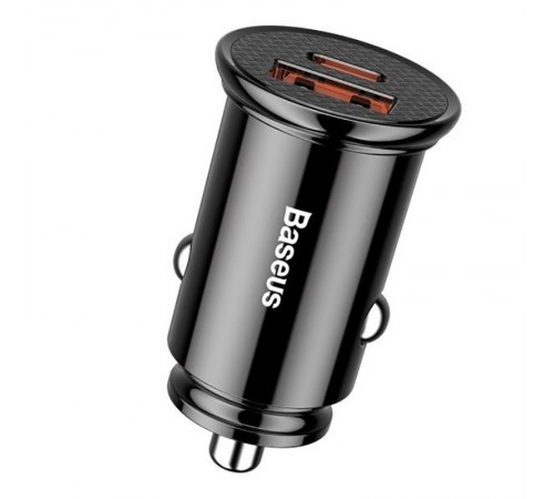АЗП Baseus Circular Plastic 30W (1USB-A/1C) (CCALL-YS) black