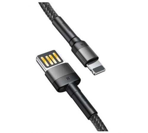 Дата кабель Baseus Cafule Lightning Cable Special Edition 1.5A (2m) (CALKLF-H) Сірий Дата кабель Baseus Cafule Lightning Cable Special Edition 1.5A (2m) (CALKLF-H) Сірий