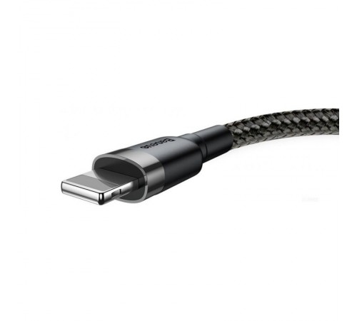 Дата кабель Baseus Cafule Lightning Cable Special Edition 1.5A (2m) (CALKLF-H) Сірий Дата кабель Baseus Cafule Lightning Cable Special Edition 1.5A (2m) (CALKLF-H) Сірий