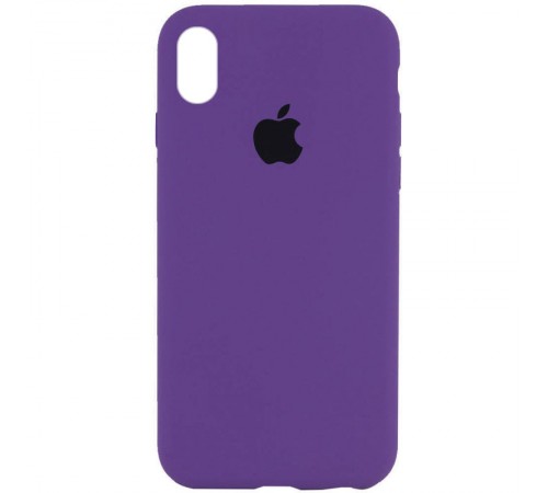 Чохол Silicone Case Full Protective (AA) для Apple iPhone X (5.8") / XS (5.8") Фіолетовий / Amethyst Чохол Silicone Case Full Protective (AA) для Apple iPhone X (5.8") / XS (5.8") Фіолетовий / Amethyst