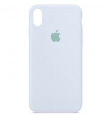 Чохол Silicone Case Full Protective (AA) для Apple iPhone X / XS (5.8") Блакитний / Cloud Blue
