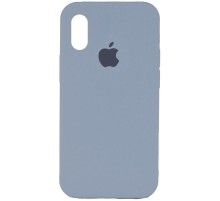 Чохол Silicone Case Full Protective (AA) для Apple iPhone X / XS (5.8") Блакитний / Sweet Blue