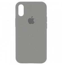 Чохол Silicone Case Full Protective (AA) для Apple iPhone X / XS (5.8") Сірий / Pewter