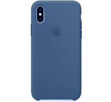 Чохол Silicone Case Full Protective (AA) для Apple iPhone X / XS (5.8") Синій / New Blue