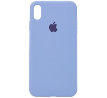 Чохол Silicone Case Full Protective (AA) для Apple iPhone X (5.8") / XS (5.8") Блакитний / Lilac Blue