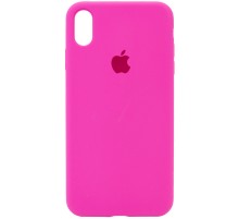 Чохол Silicone Case Full Protective (AA) для Apple iPhone X / XS (5.8") Червоний / Dragon Fruit